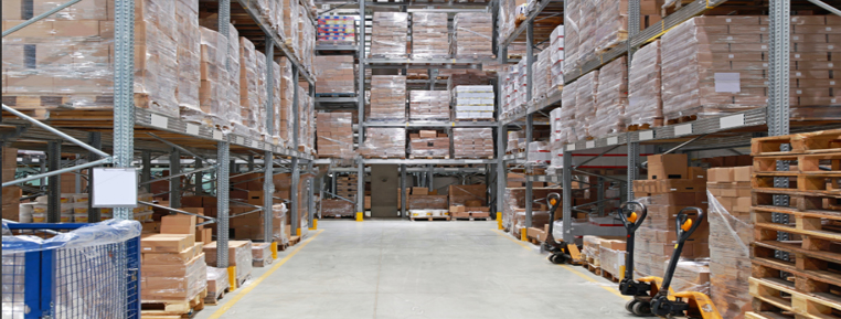 Warehousing and re-packing operations for export goods